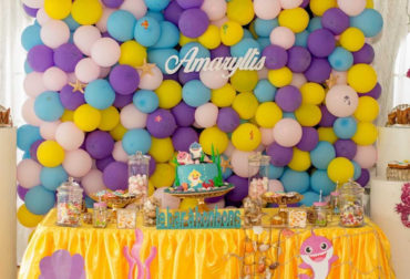 Baby Shark birthday party for Amarryllis by Agence Dorée