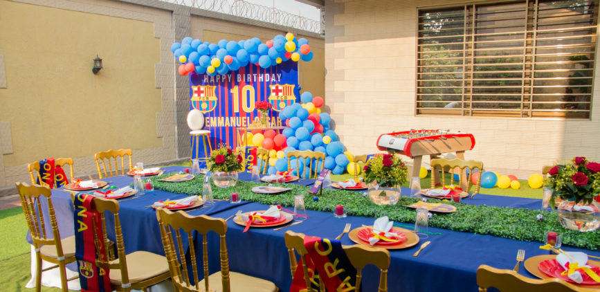 FC Barcelone Birthday Party for Oscar by Agence Dorée